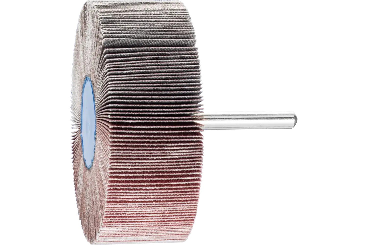 Picture of Pferd Mounted Flap Wheel, 3" X 1, 240 Grit, 1/4" Shank, Aluminum Oxide